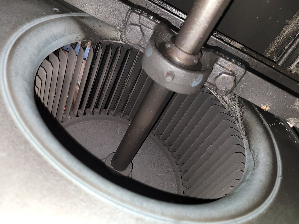 BLOWER WHEEL BEARING REPLACMENT