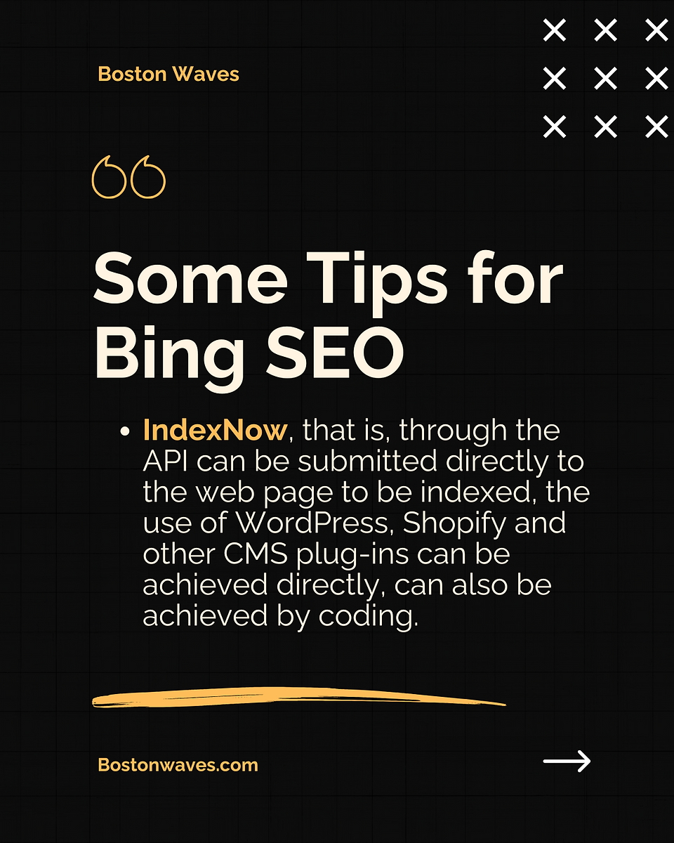 Some tips for Bing SEO