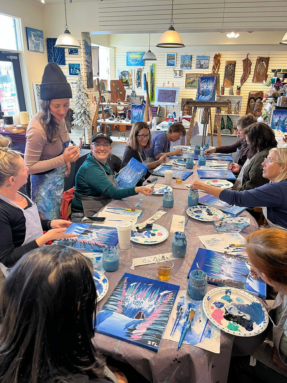 Valentines Paint N Sip Feb 13th with Vaz Art