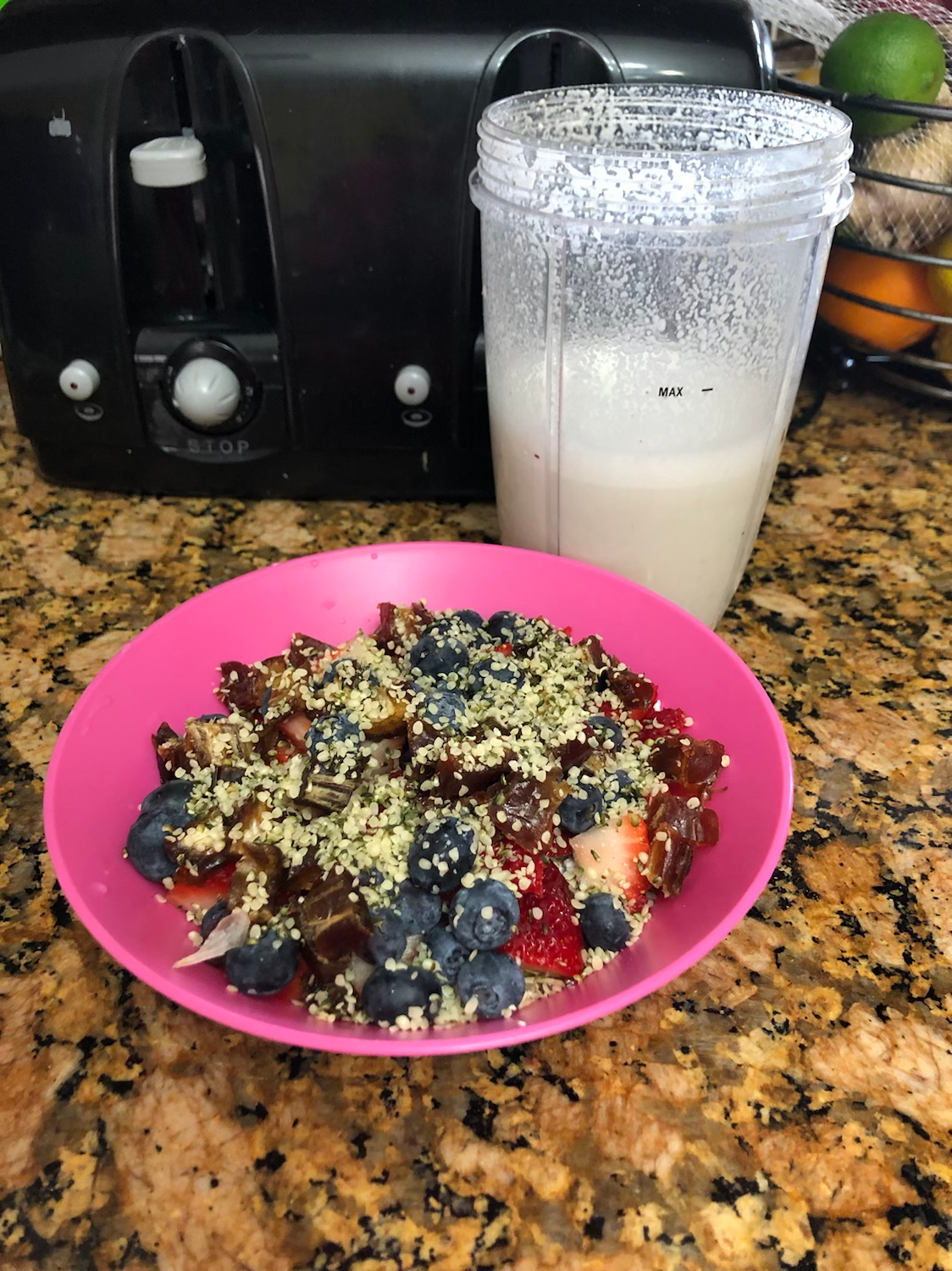 Strawberry 🍓 Chia Buckwheat Cereal content media