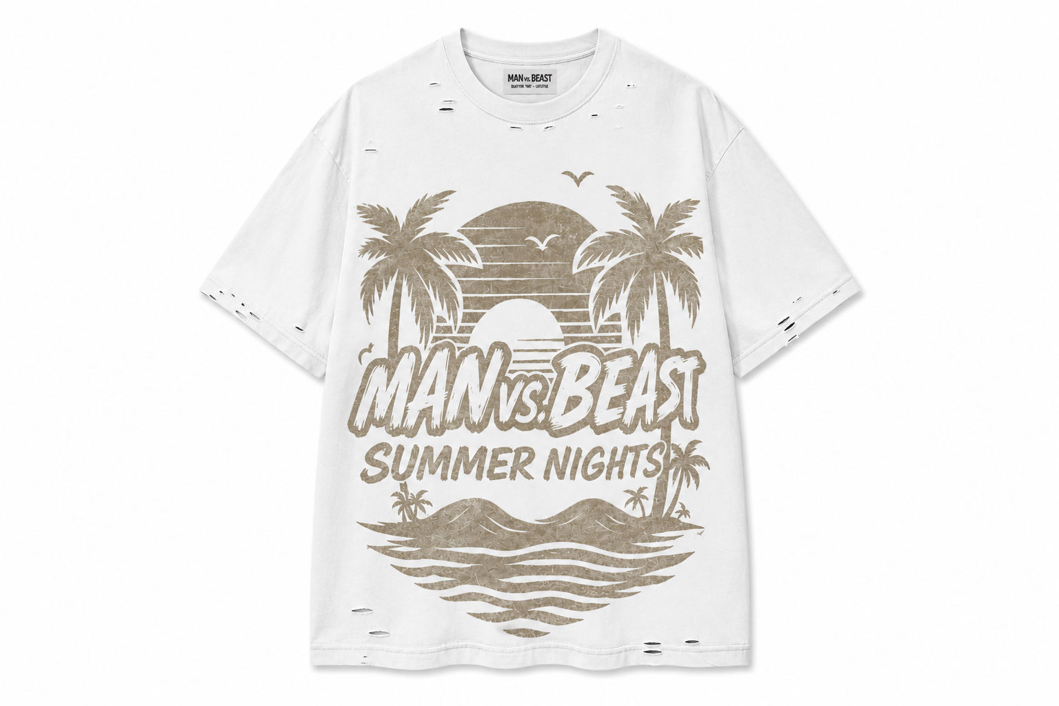 White “Summer Nights” Tee