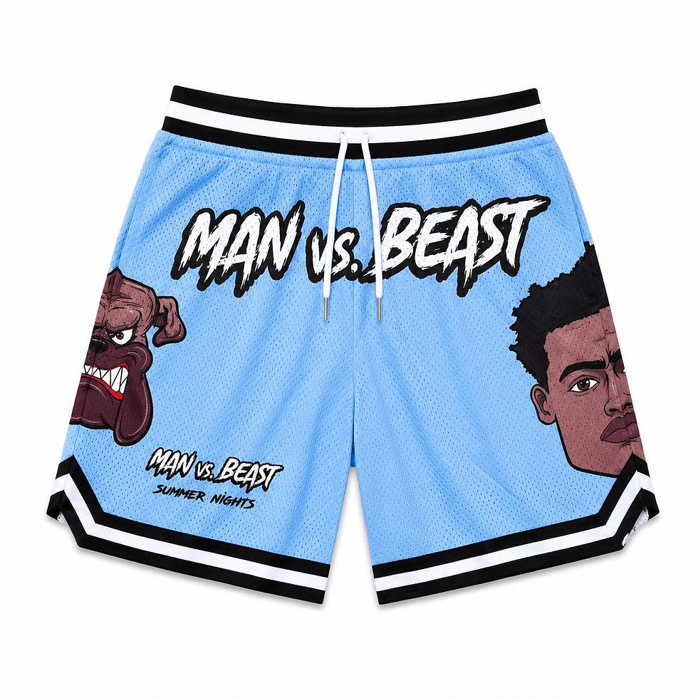 Thumbnail: Men’s Light Blue MVB Shorts 