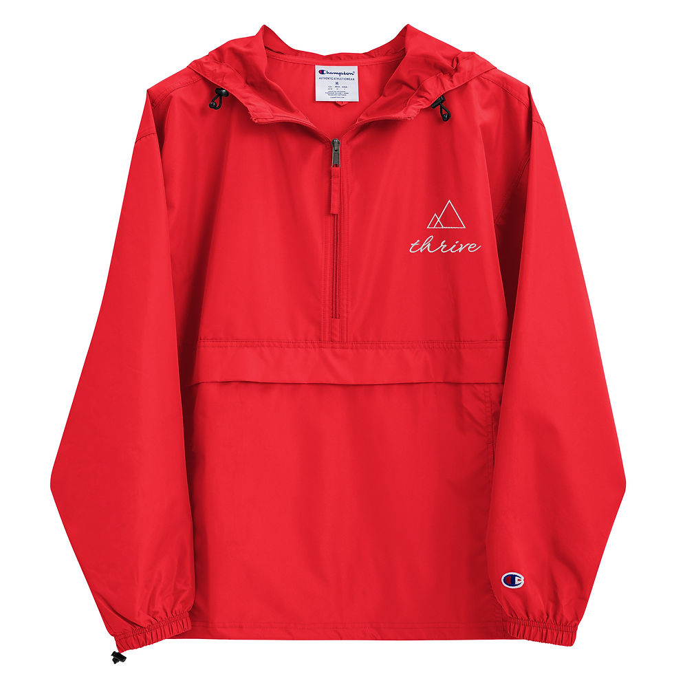 Thumbnail: Embroidered Champion Packable Jacket