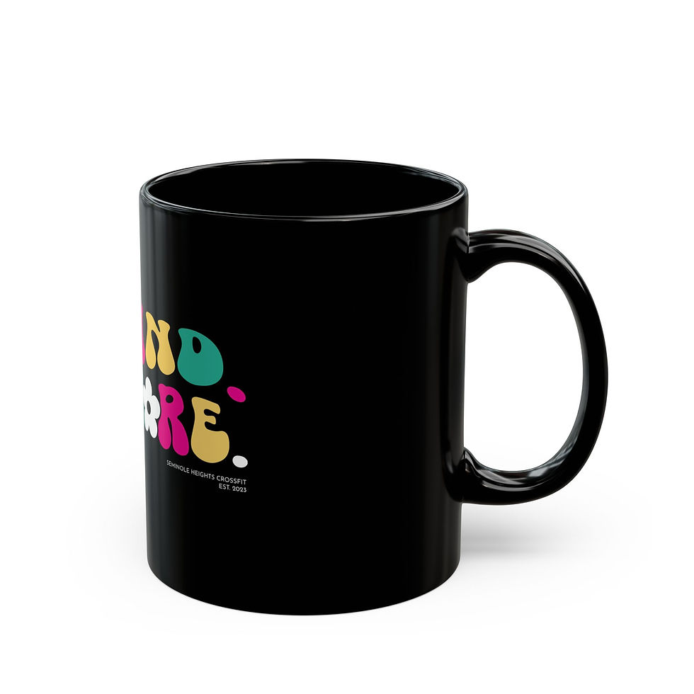 Thumbnail: Be Kind. Lift More. 11oz Black Mug