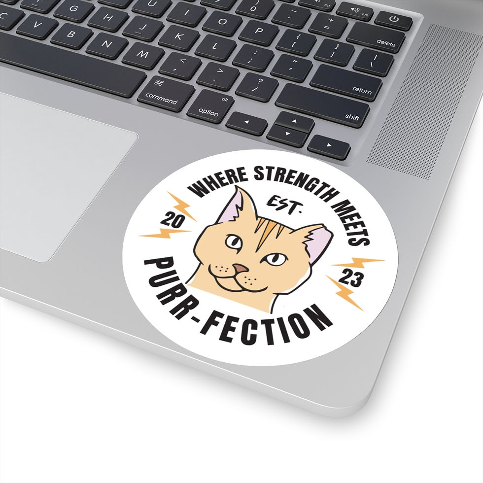 Thumbnail: Sweet Pea Purr-fection Kiss-Cut Stickers