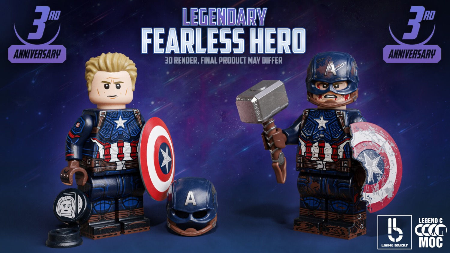 LBxLCM 3rd Ann. set - Legendary Fearless Hero