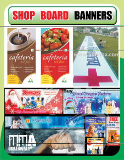 SHOP BOARD  BANNERS