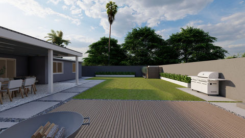 backyard landscape design