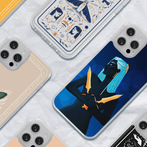 Collection de coques illustrées OhMyCase x Anju Draw — collab 2024
