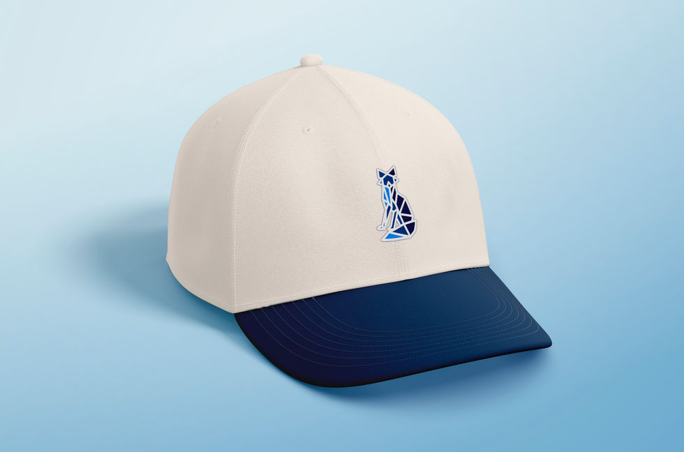 Anove x Bitstaete embroidered cap by Anju Draw — bespoke illustration and embroidery
