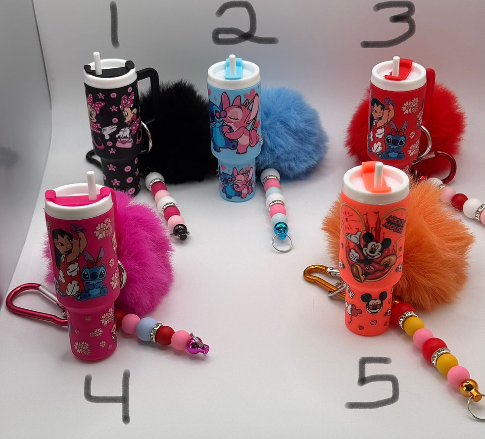 Tumbler key chains