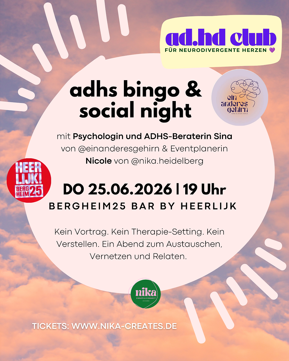 ad.hd club: ADHS Bingo & social night @HEERLIJK