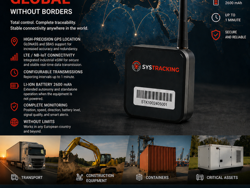 SysTracking – Global Asset Tracking with Intelligent Connectivity
