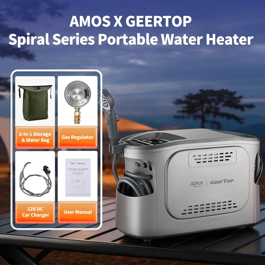 Thumbnail: GeerTop 10kW Portable Tankless Water Heater