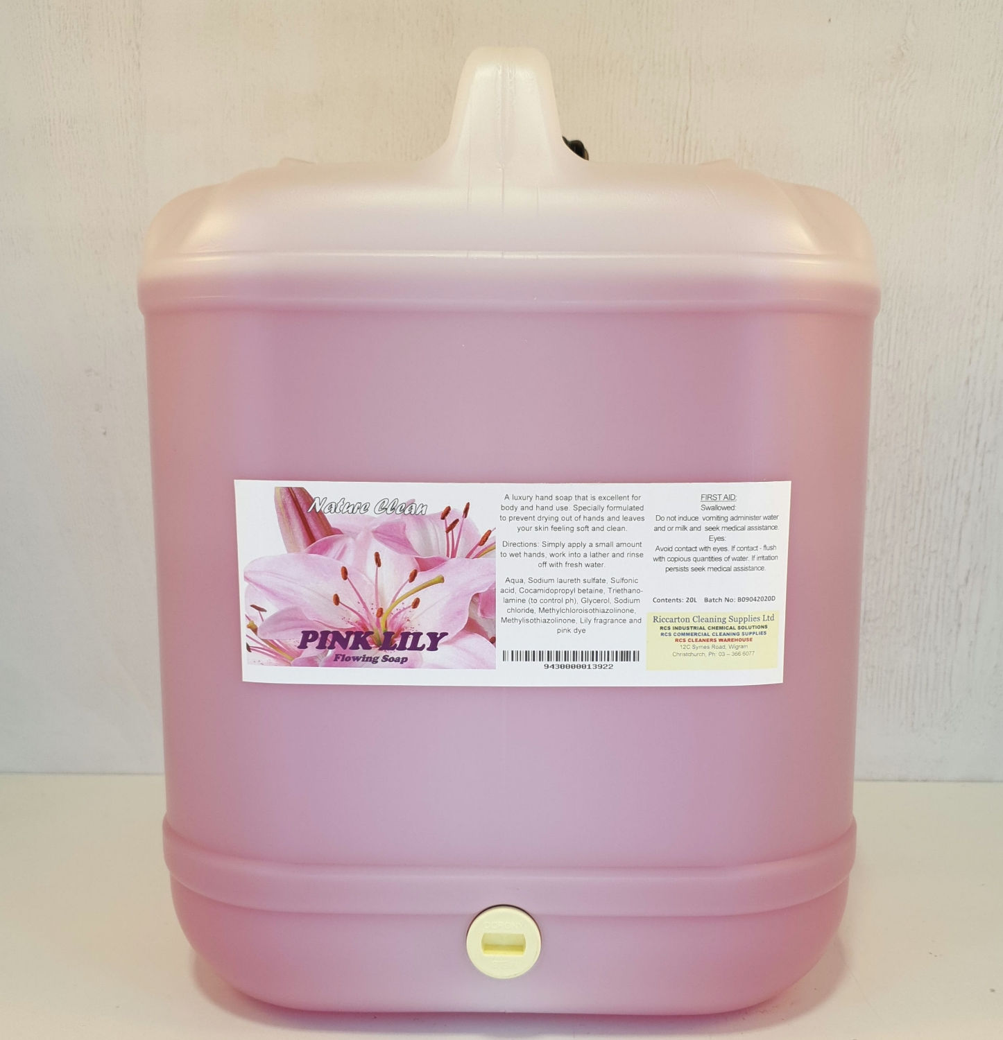 Pink Lily Flowing Soap