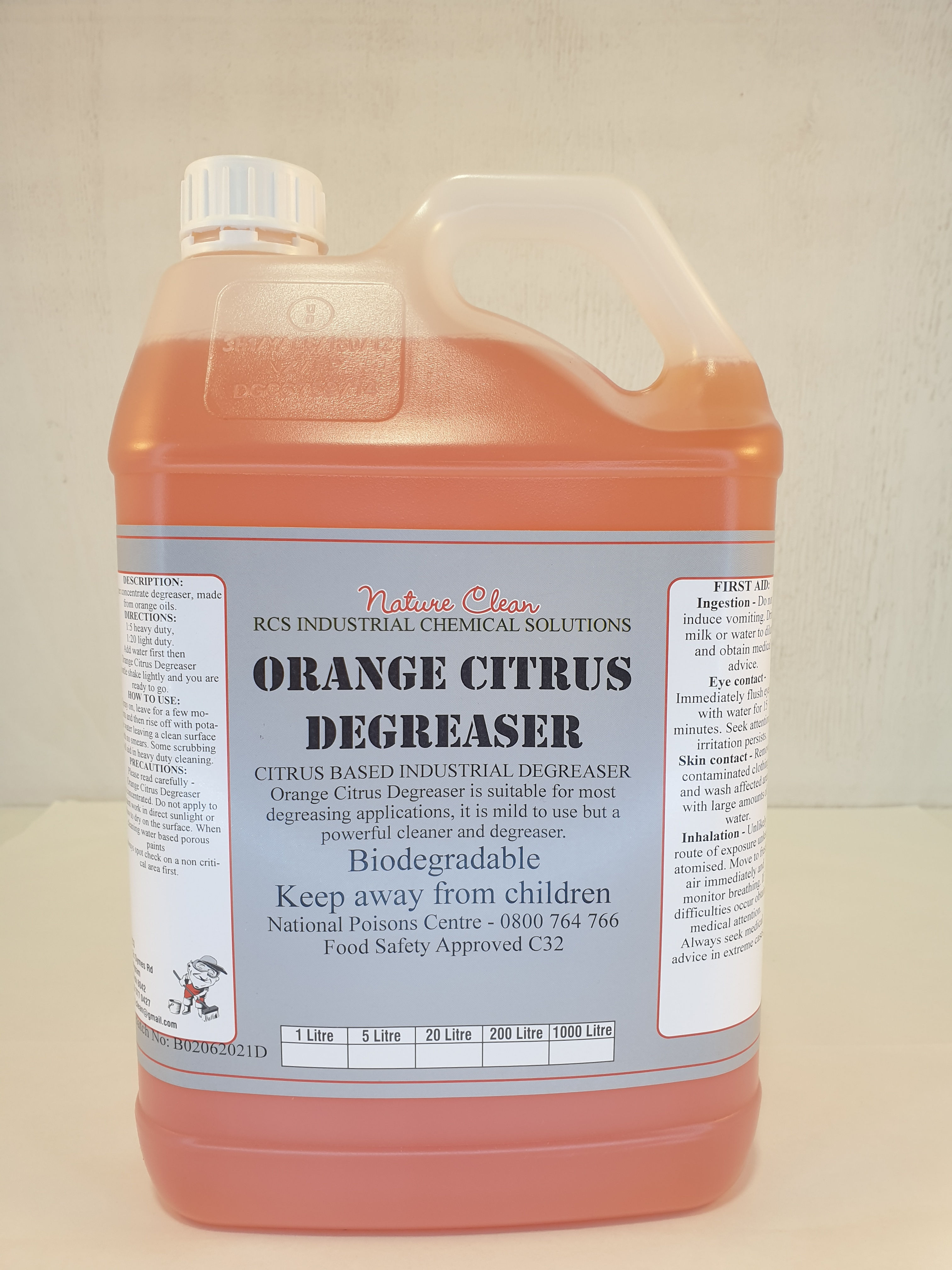 Orange Citrus Degreaser