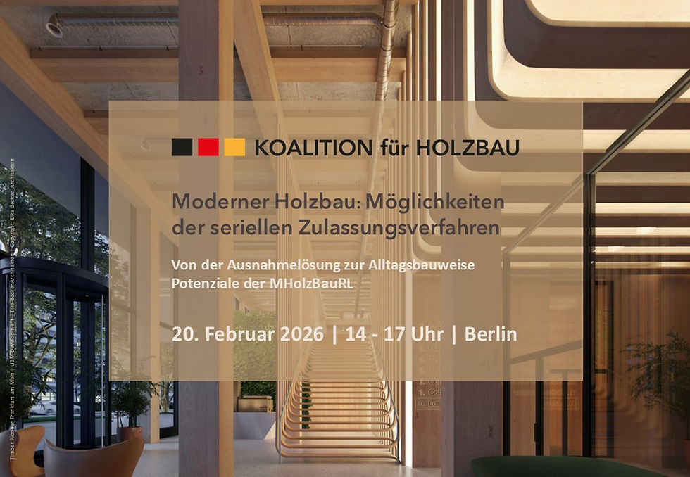 Moderner Holzbau: Möglichkeiten der seriellen Zulassungsverfahren 