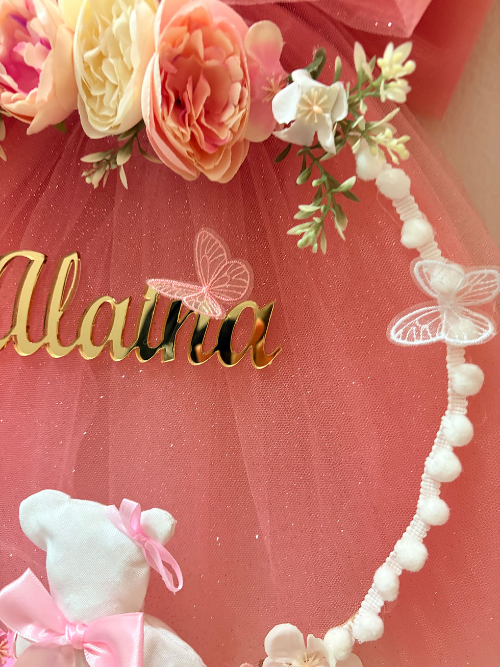 Miniatura: Fiocco tulle orsetto 