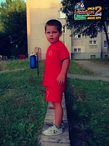 Kacper, lat 4 z wierszem "Abecadło" Jana Brzechwy