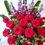 Thumbnail: 大紫大紅玫紅開張花籃 Red Roses Opening Flower Stand