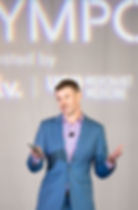 Lecturing in Suit - Josh Russell, MD