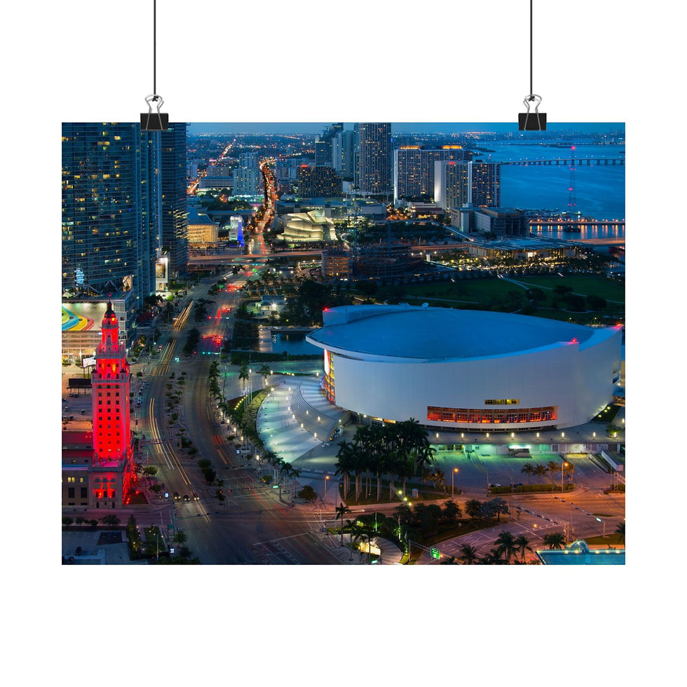 Miniatura: Cityscape Matte Poster