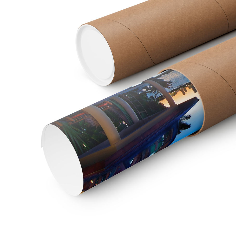 Miniatura: Evening Beach House Wall Art