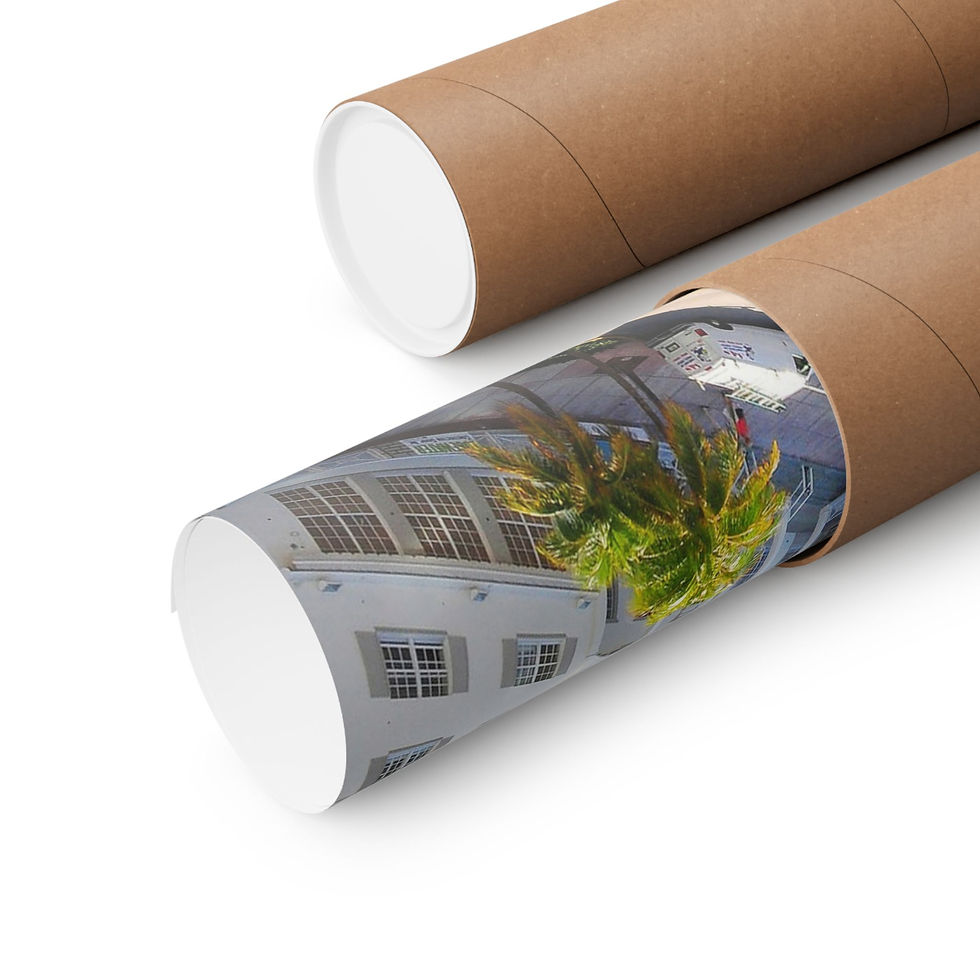 Thumbnail: South Beach Deco Drive Matte Horizontal Poster