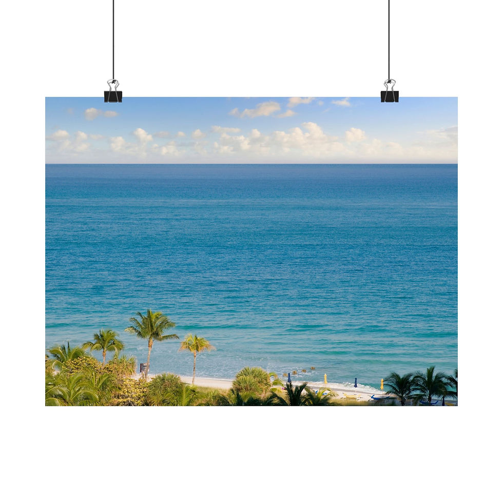 Thumbnail: Serene Beach Landscape Poster