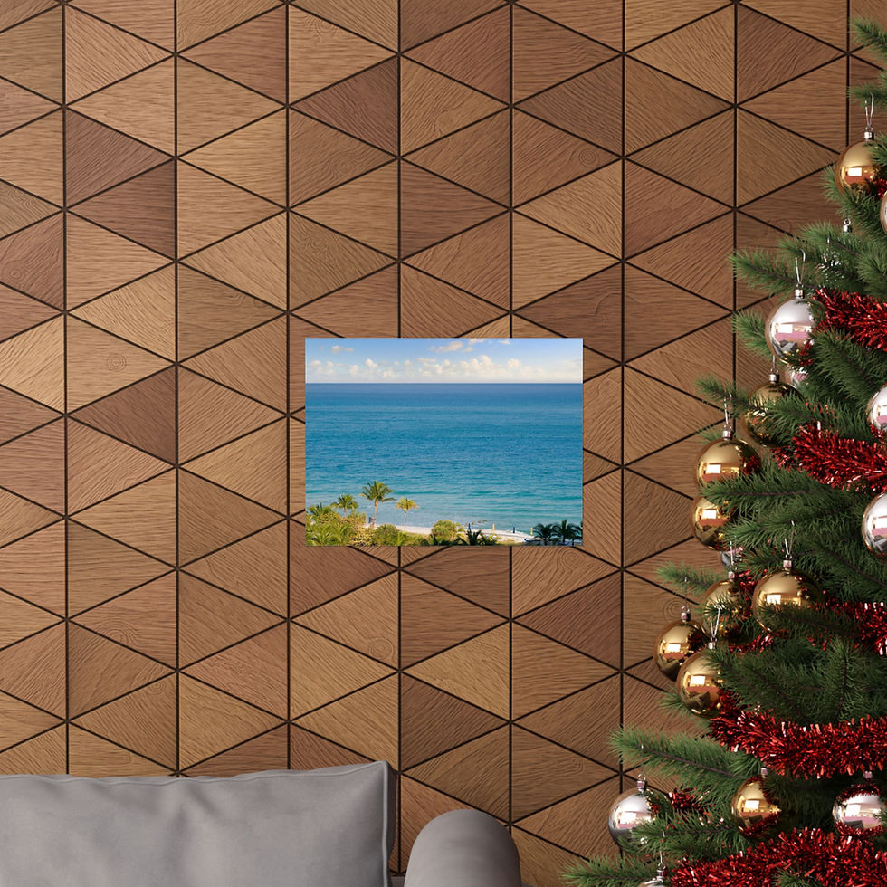 Thumbnail: Serene Beach Landscape Poster