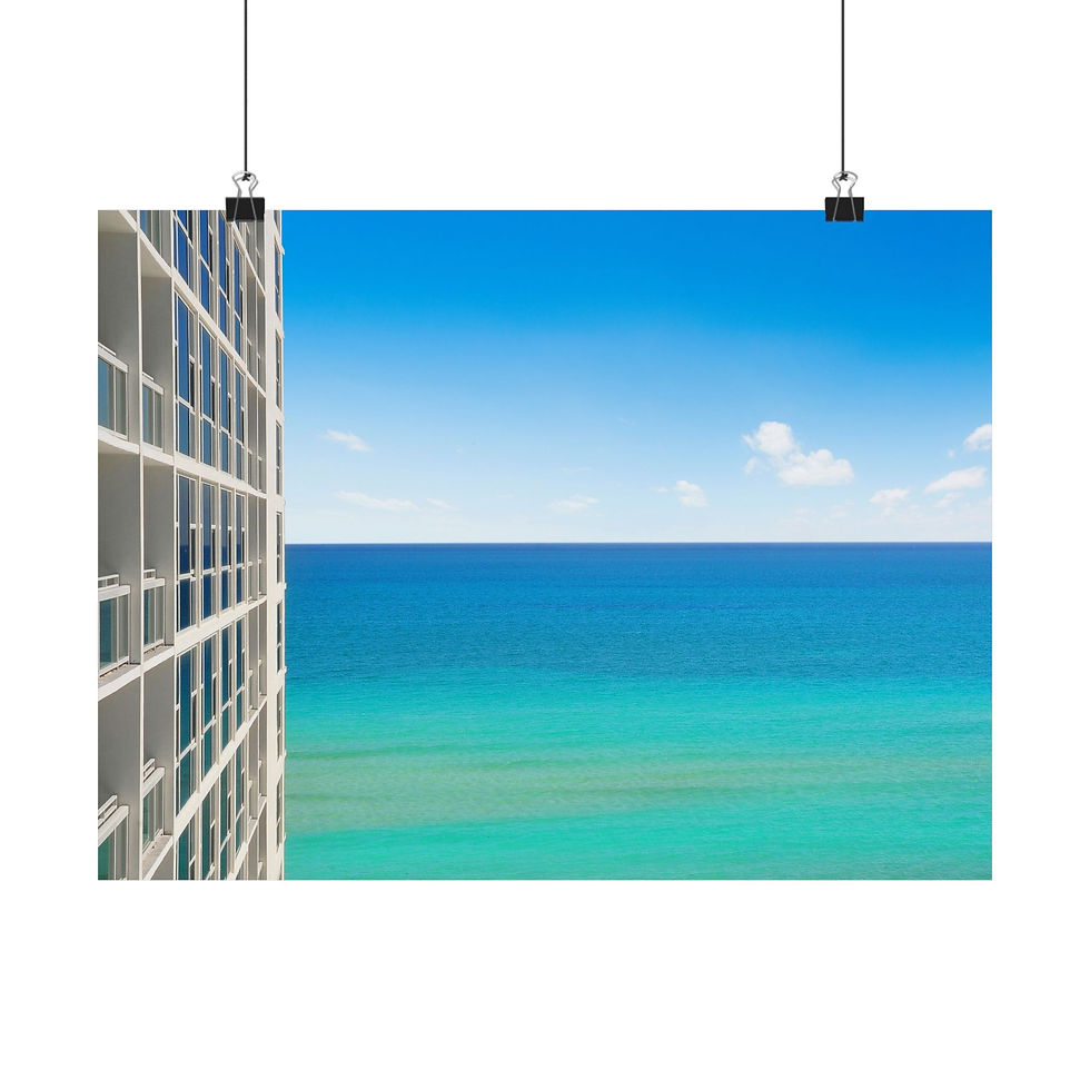 Thumbnail: Coastal Serenity Matte Horizontal Poster