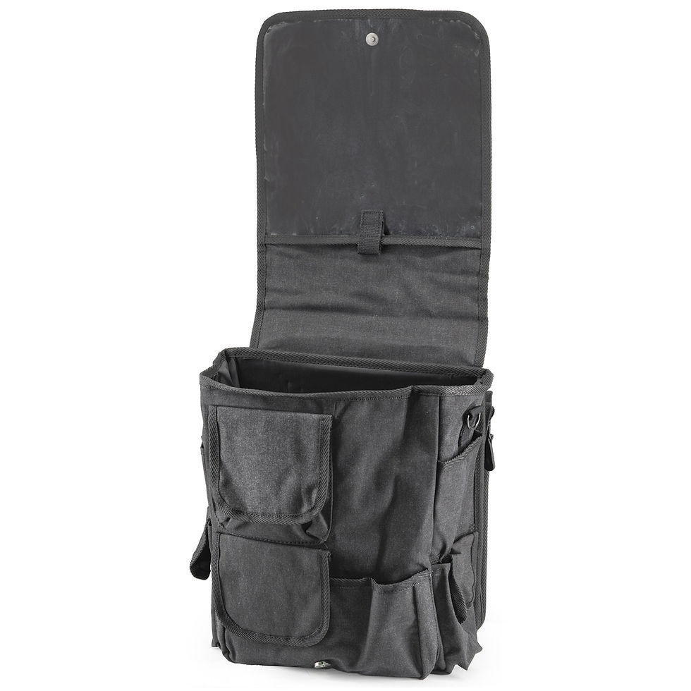 Thumbnail: Bella Russo 14" Canvas Messenger Bag