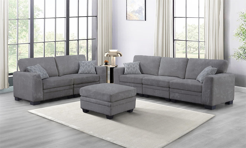 Thumbnail: Modular Flexible Combination Living Room Set 9090-6A