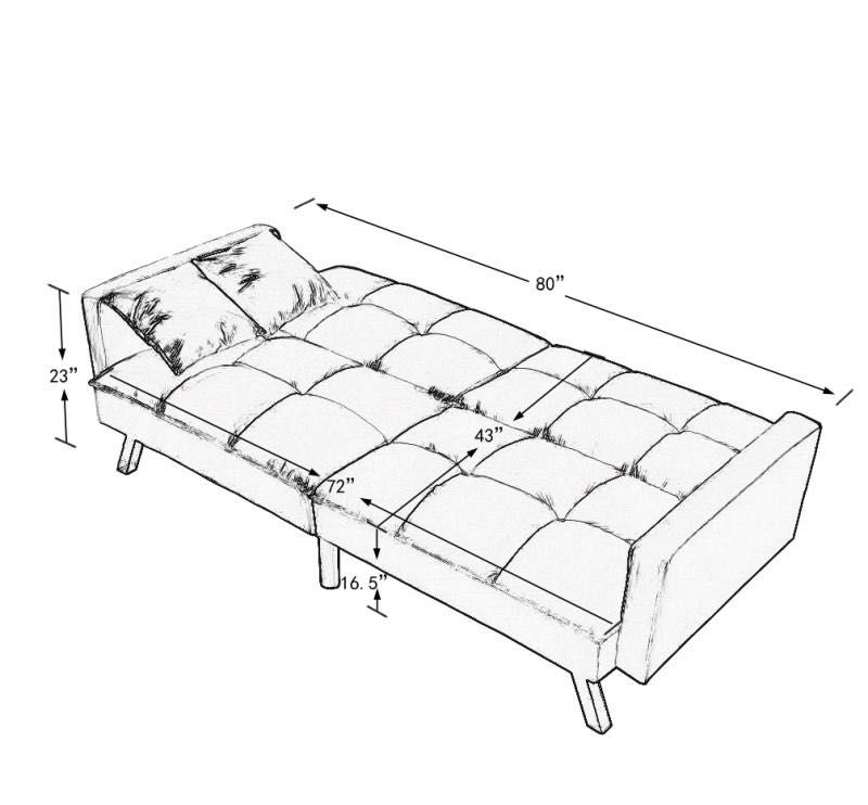 Thumbnail: Convertible sofa sleeper 1916