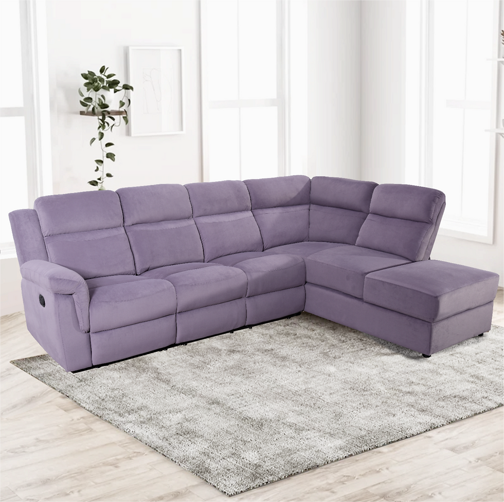 Thumbnail: Recliner Storage Upholstered Sectional Sofa-9089