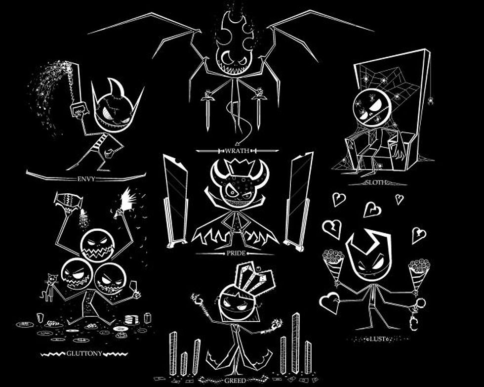 The Seven Deadly Sins.