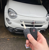 Fiat 500 flip remote key supplied and programmed in Camberley