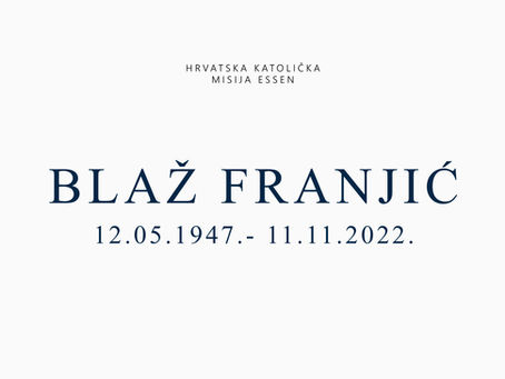 Obavijest: Preminuli