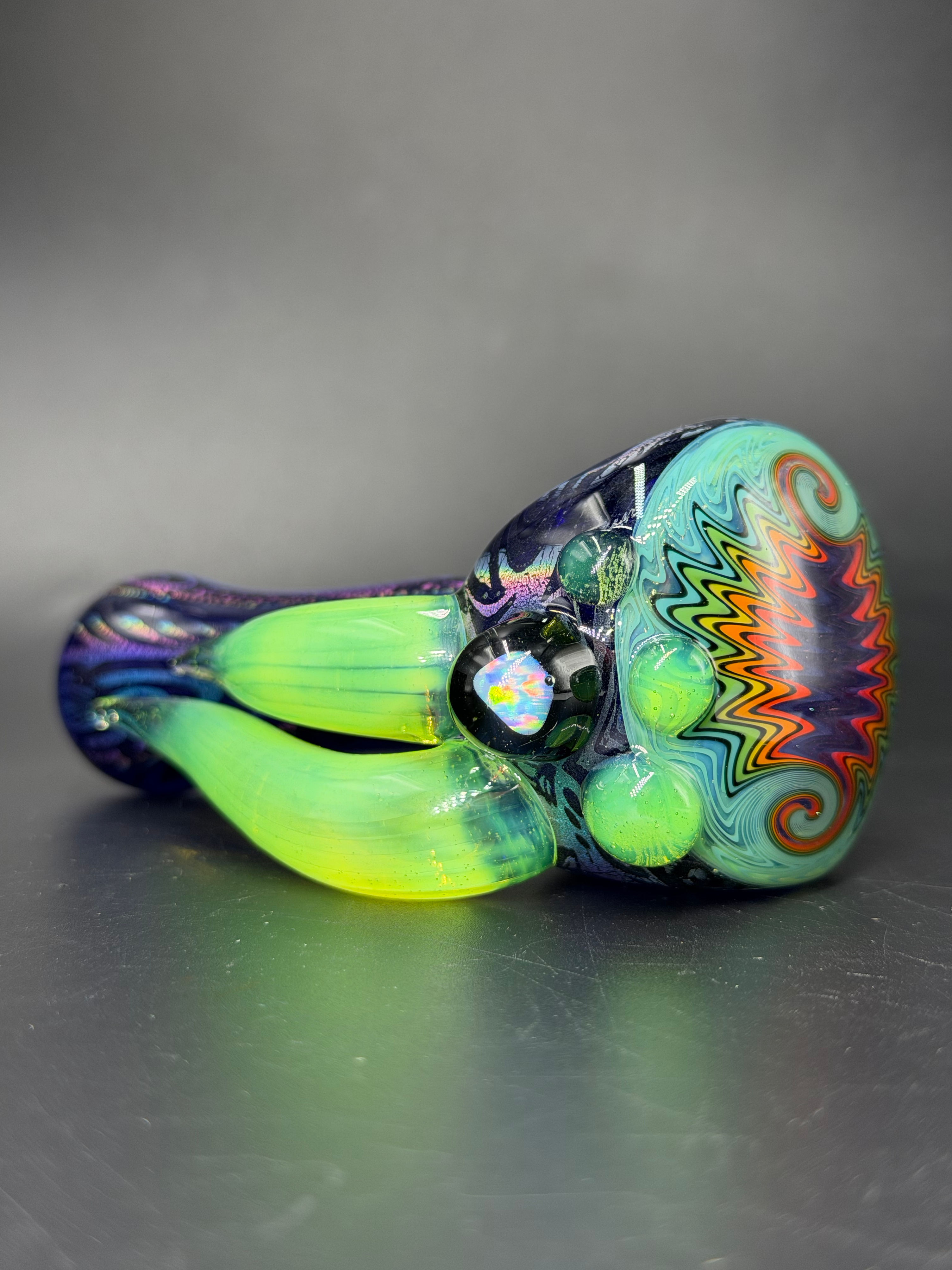 Blossom Glass Dichro Spoon #1