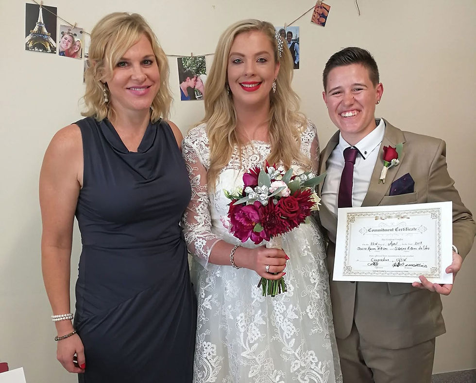 Nicole can help create a ceremony that feels inclusive