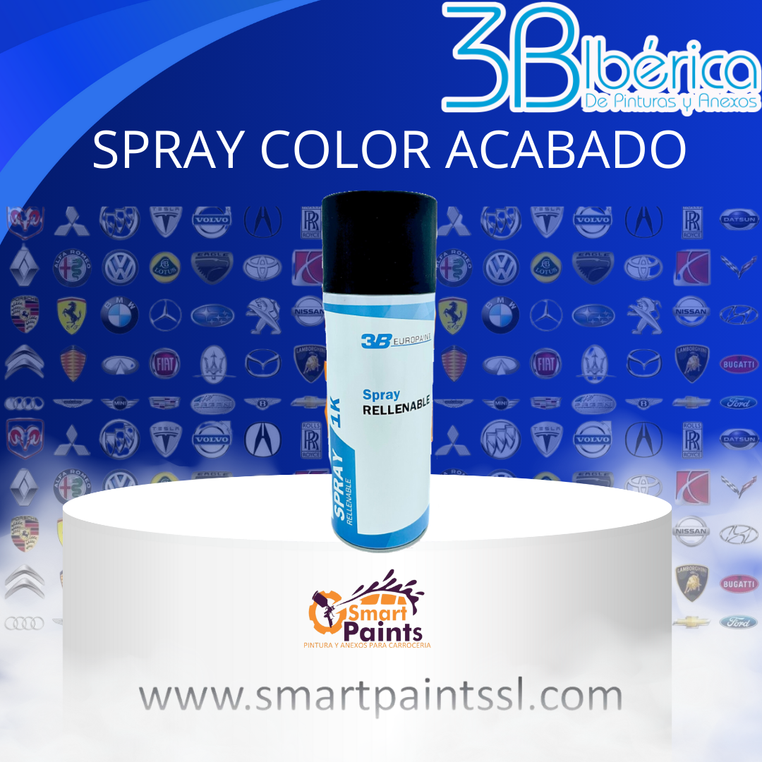 KIT Spray Color Acabado Bicapa+BARNIZ