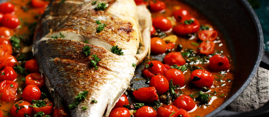 Sea Bream in Crazy Water: A Mediterranean Delight for Health and Flavour