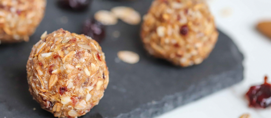 Almond Cranberry Energy Balls