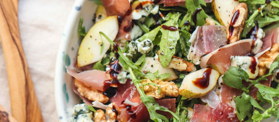Refreshingly Simple: Pear, Cured Ham & Walnut Salad Recipe
