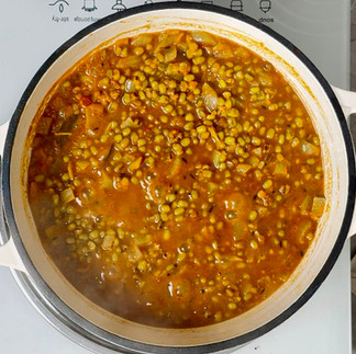 Green Moong Beans Stew