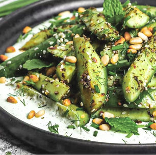 Whipped Feta Cucumber Salad—Healthy & Refreshing Recipe