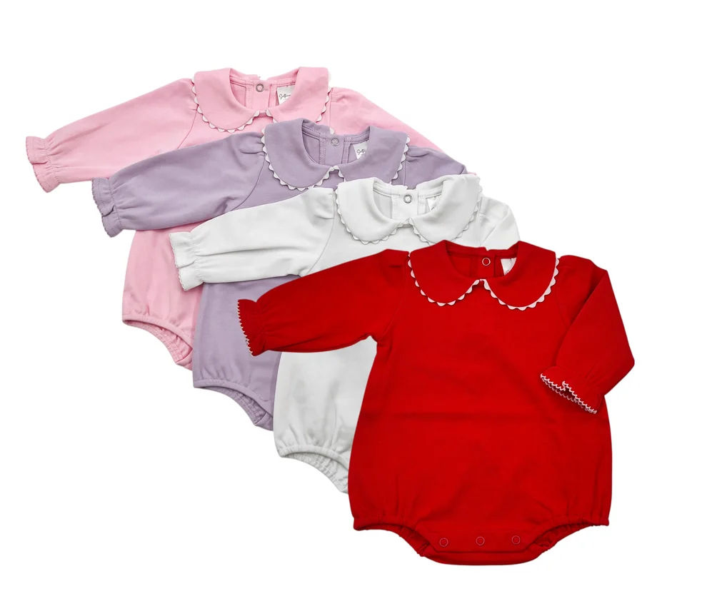 Long Sleeve Scalloped Bubbles