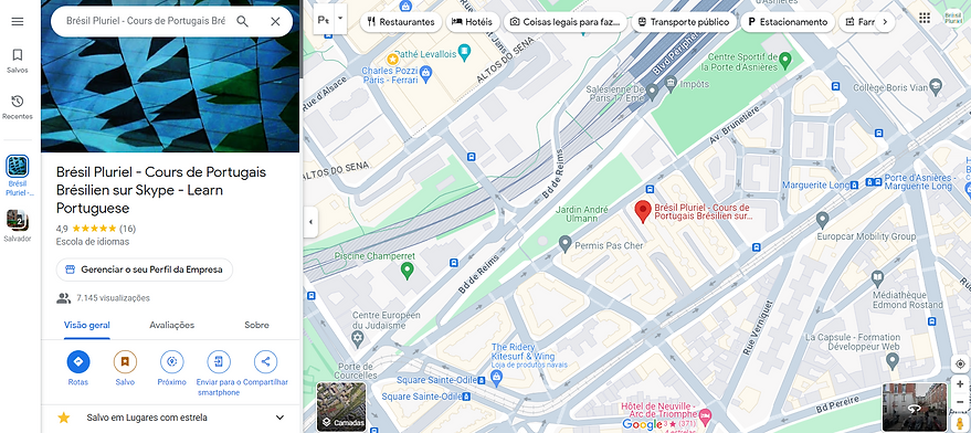 Adresse à Paris