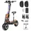 Miniature : TOURSOR X8P 13" Scooter électrique pliant avec siège 4000W*2 Batterie Double Mot