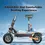 Miniature : TOURSOR X8P 13" Scooter électrique pliant avec siège 4000W*2 Batterie Double Mot